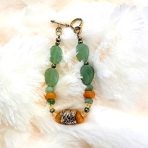 Barse Gold Aventurine Bracelet